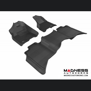 Dodge RAM 1500 Crew Cab Floor Mats (Set of 3) - Black by 3D MAXpider